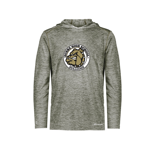 [FOLHCGGY-AS-LOGO1] Decker Men's Charge Hoodie (Adult S, Gray, Logo 1)