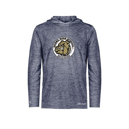 [FOLHCGNV-YS-LOGO1] Decker Youth Charge Hoodie (Youth S, Navy, Logo 1)